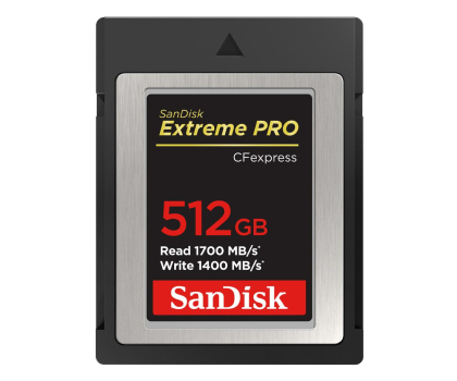 Karta pamięci Sandisk 512GB Extreme PRO CFexpress 1700/1400 MB/s